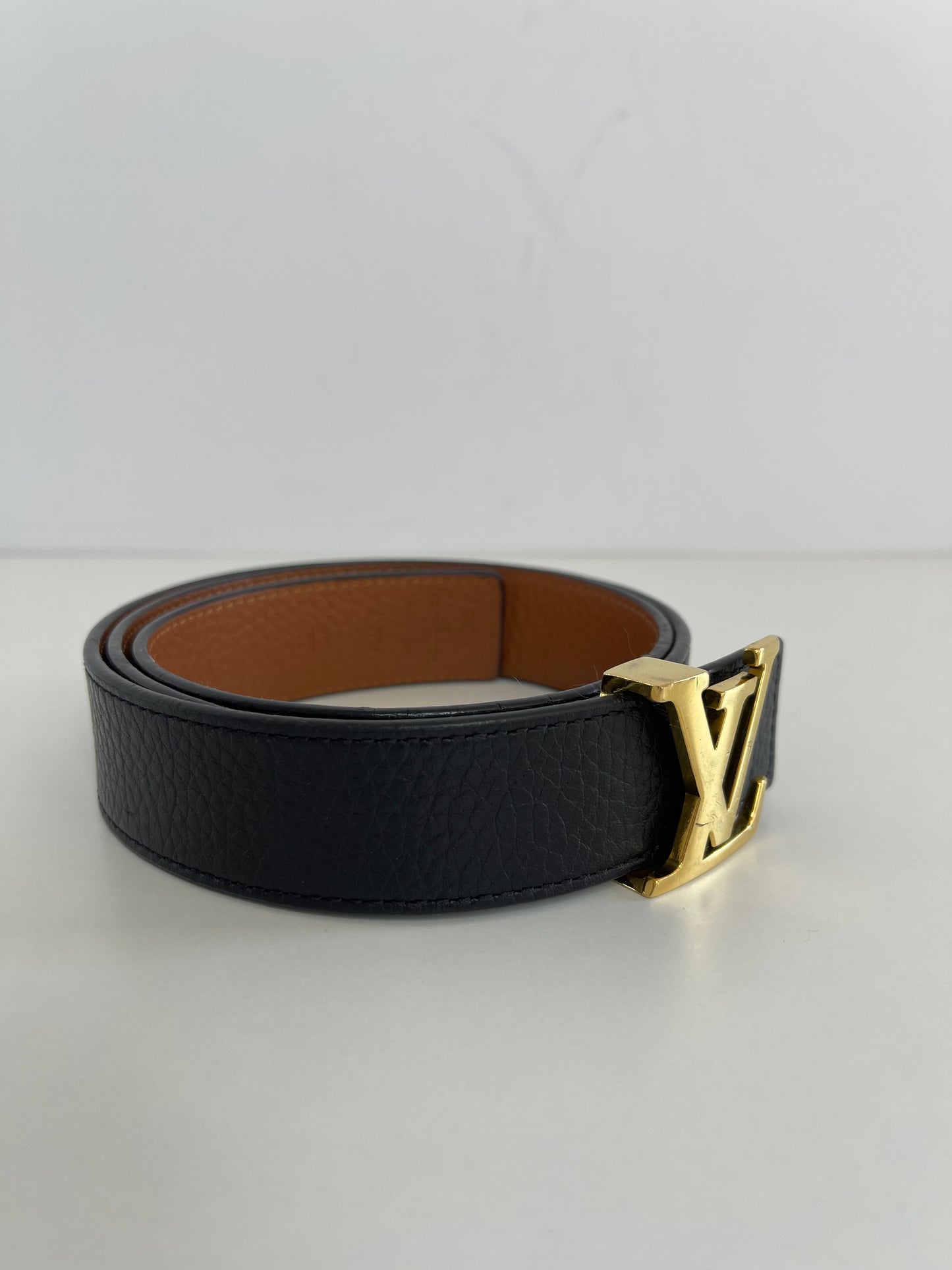 Louis Vuitton LV Initiales 30 mm Reversibile Leather Belt