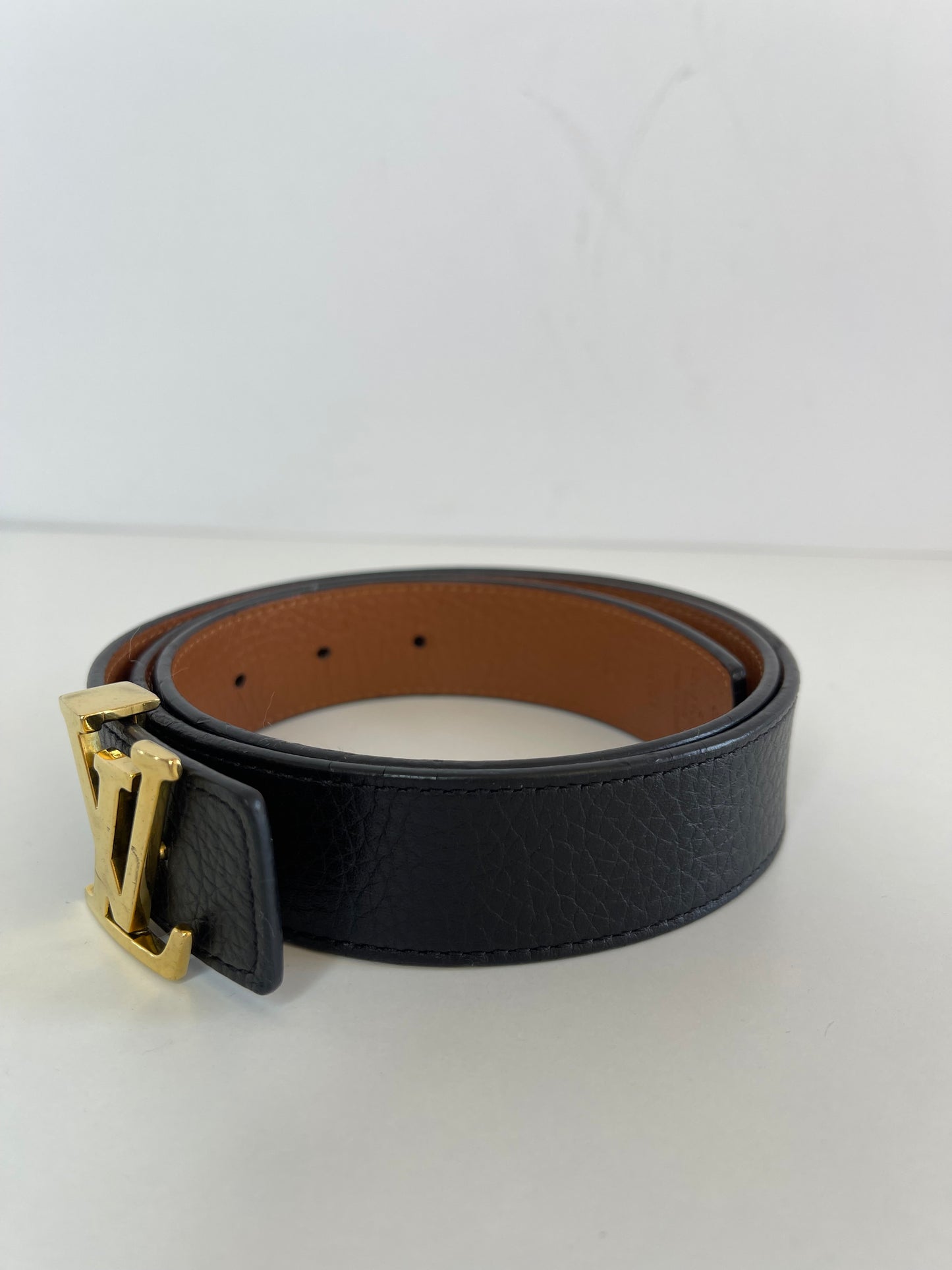 Louis Vuitton LV Initiales 30 mm Reversibile Leather Belt