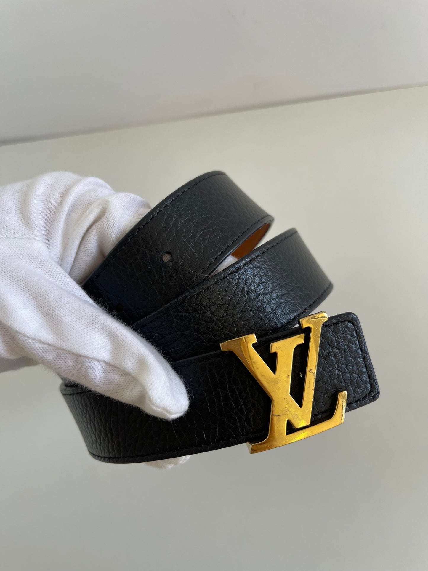 Louis Vuitton LV Initiales 30 mm Reversibile Leather Belt