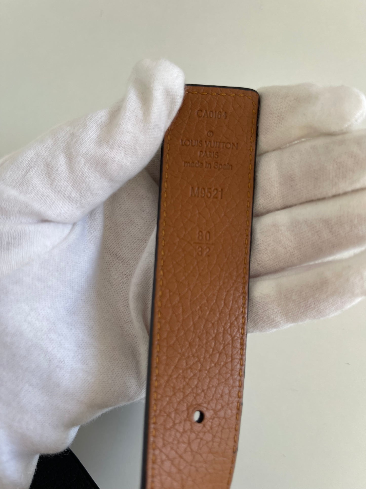 Louis Vuitton LV Initiales 30 mm Reversibile Leather Belt