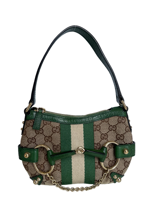 Gucci by Tom Ford Limited Green GG Horsebit Mini Pochette