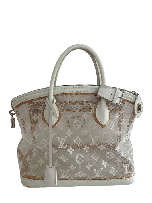 Louis Vuitton Limited Edition Monogram Transparence Lockit Bag