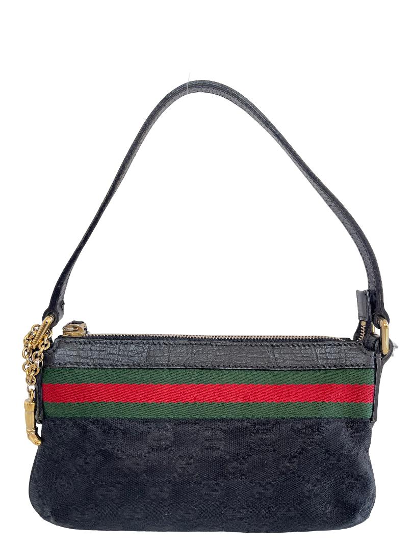 Gucci Web GG Canvas Charm Pochette