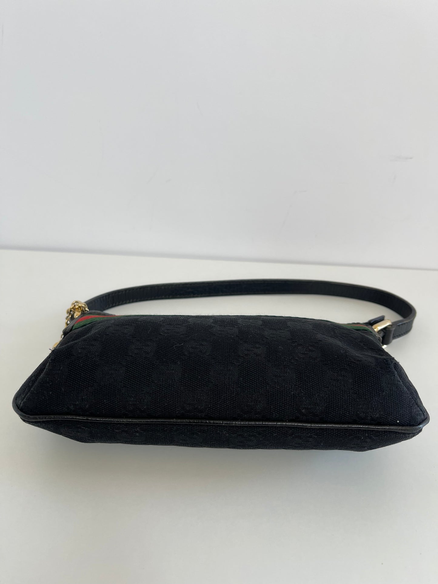 Gucci Web GG Canvas Charm Pochette