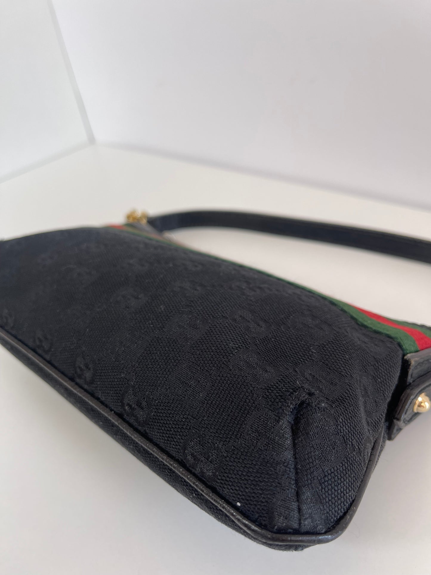 Gucci Web GG Canvas Charm Pochette