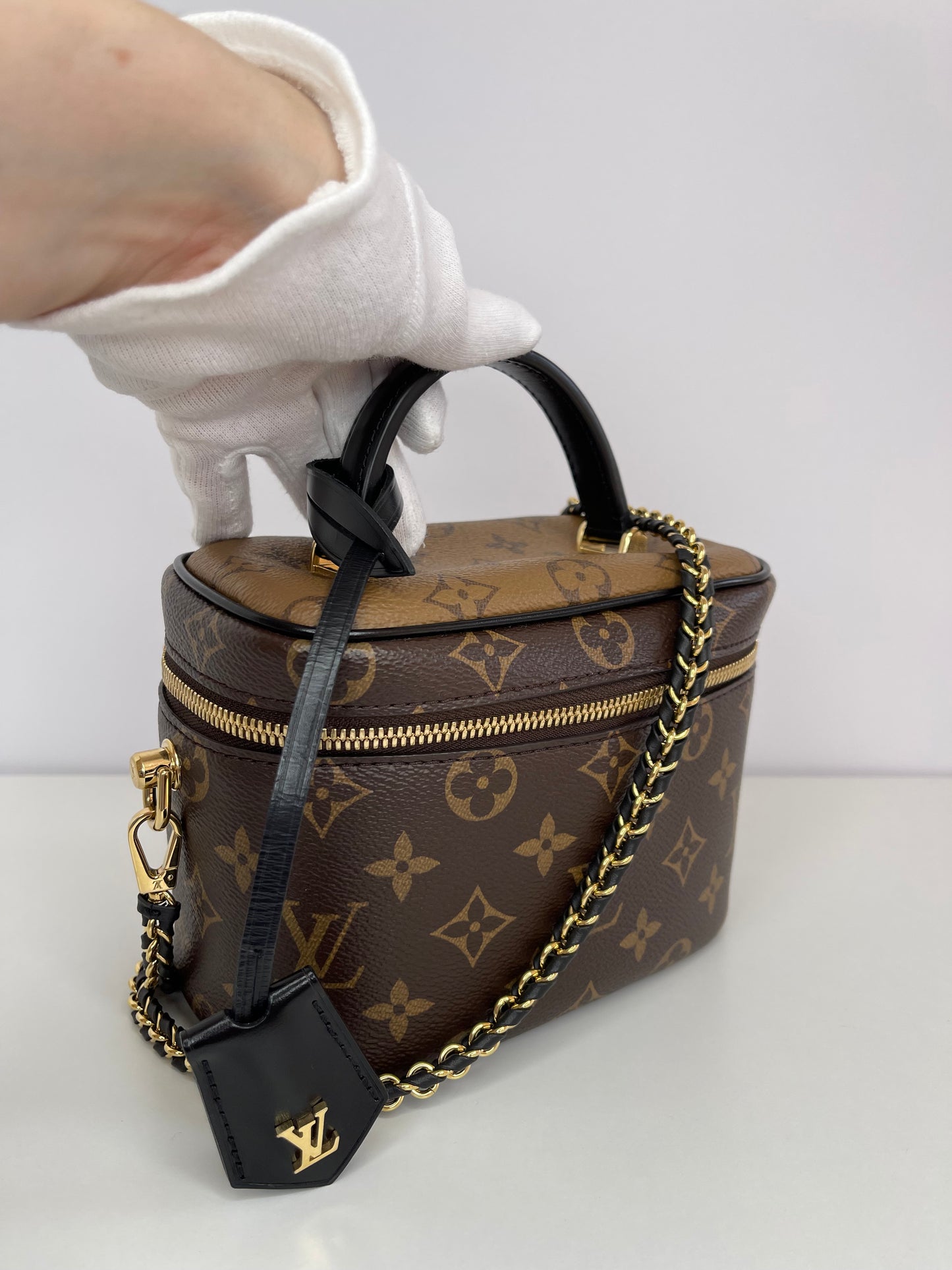 Louis Vuitton Vanity PM Reverse Monogram Canvas Handbag