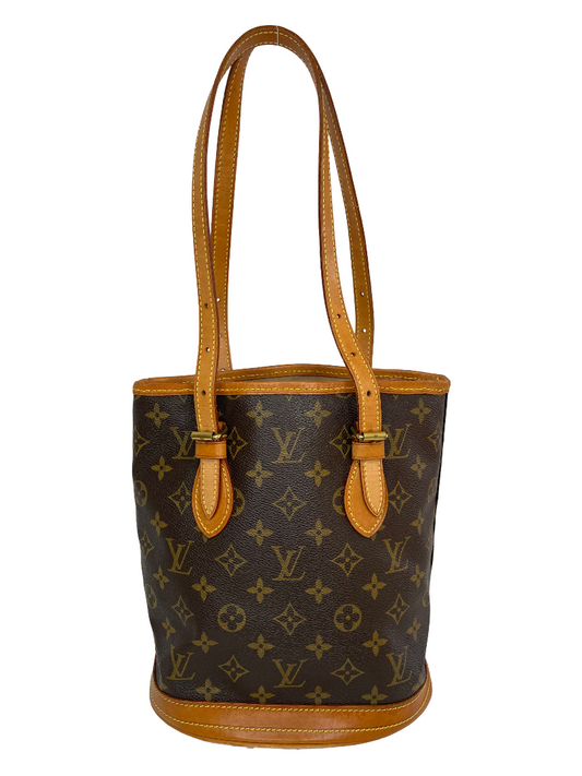 Louis Vuitton Petite Bucket Monogram Canvas with Pouch