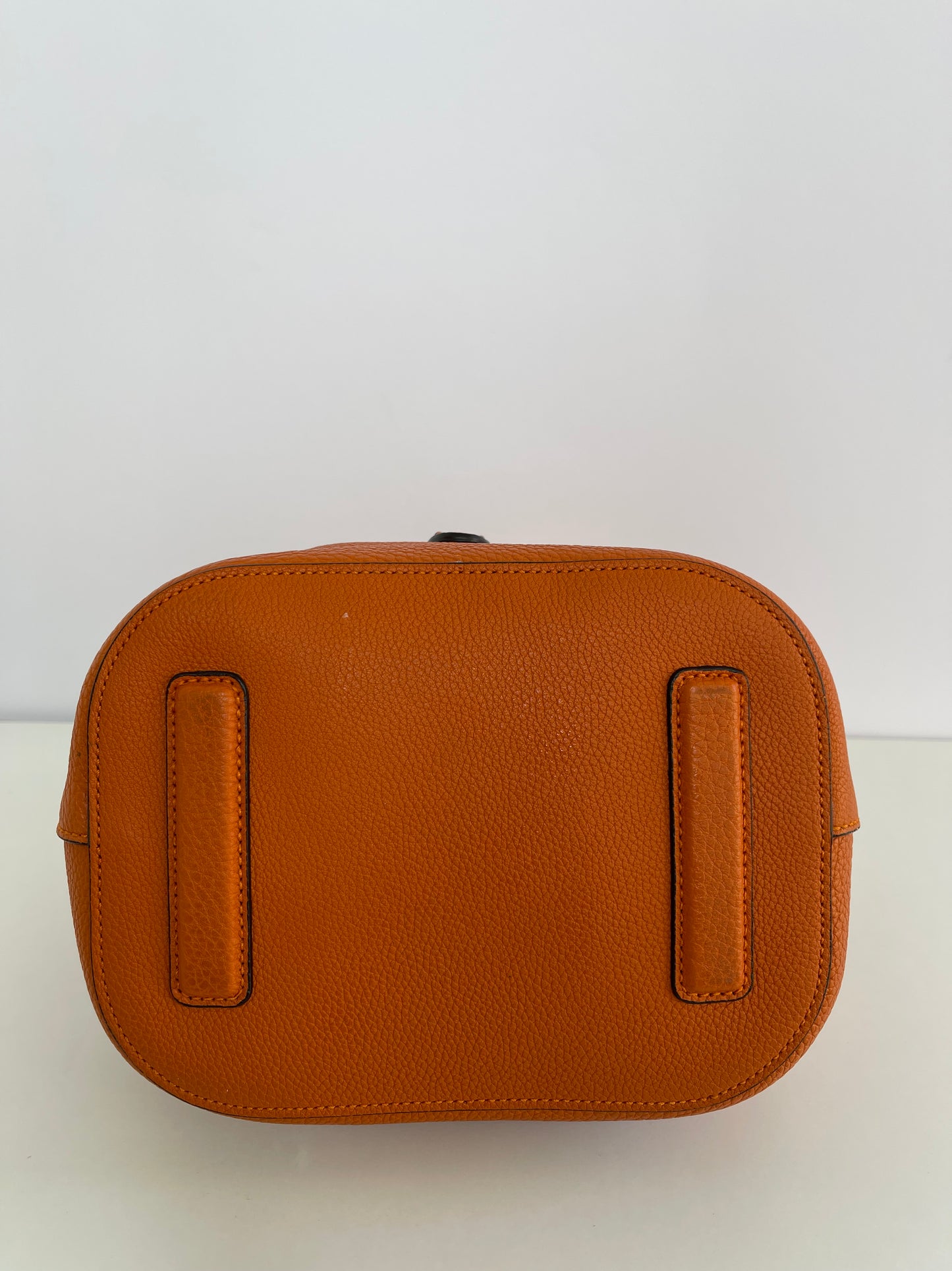 Gucci Orange Soft Leather Jackie Bucket Bag