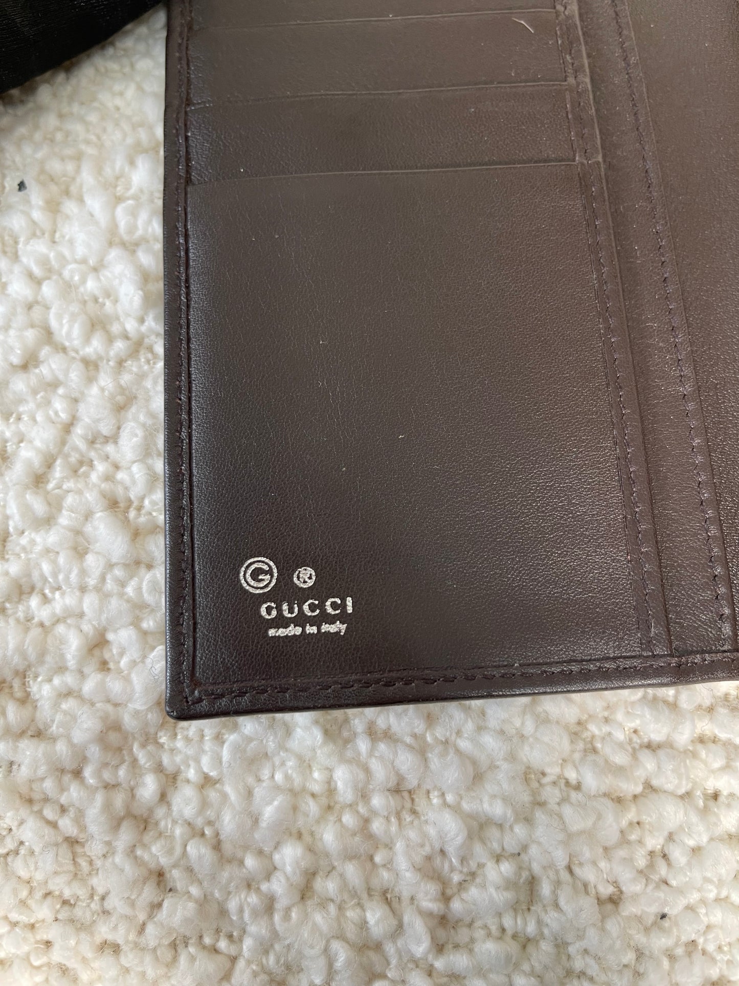 Gucci Bifold Long Wallet GG Denim Canvas