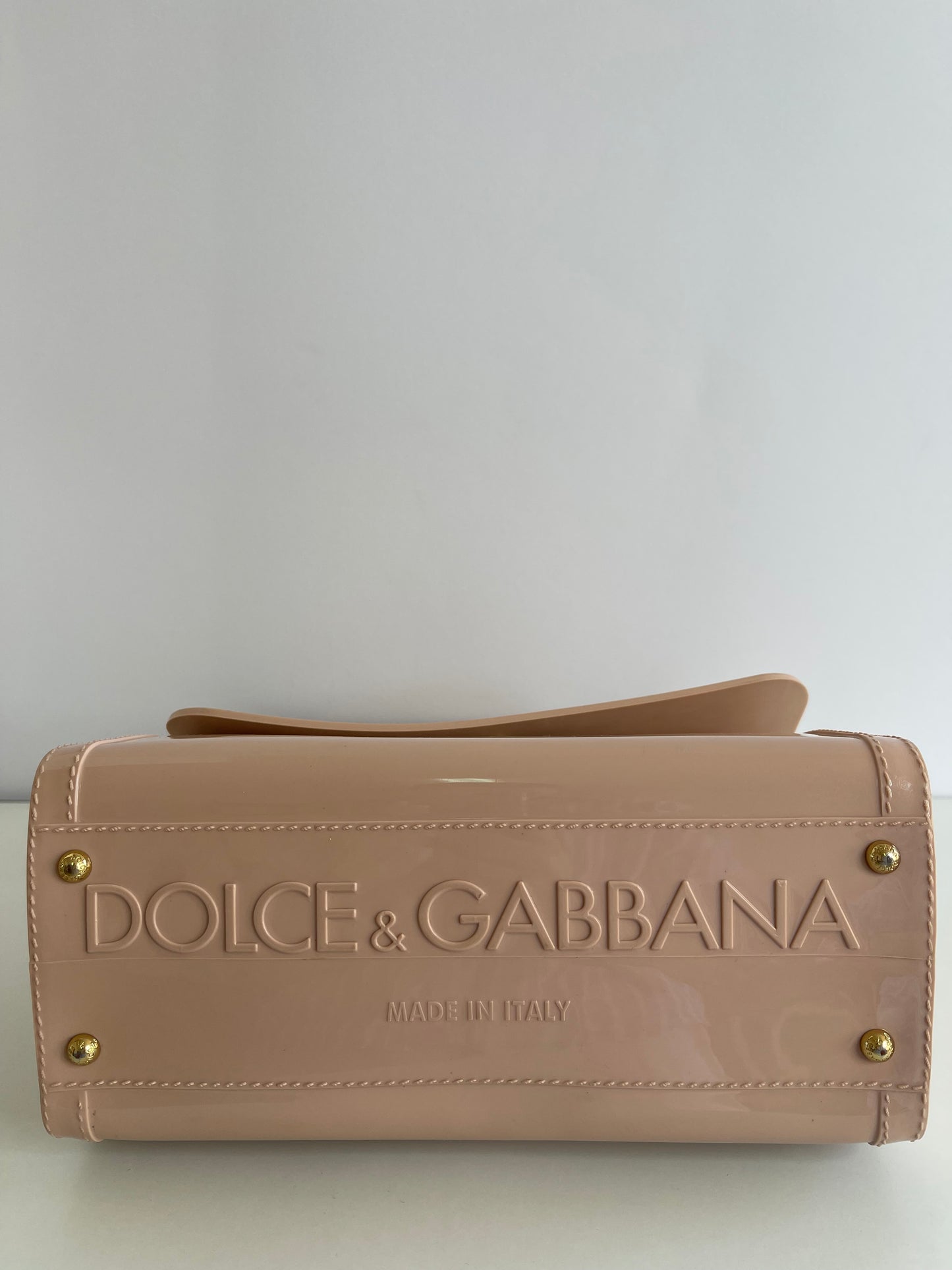 Dolce Gabbana Medium Miss Sicily Light Pink PVC Handbag