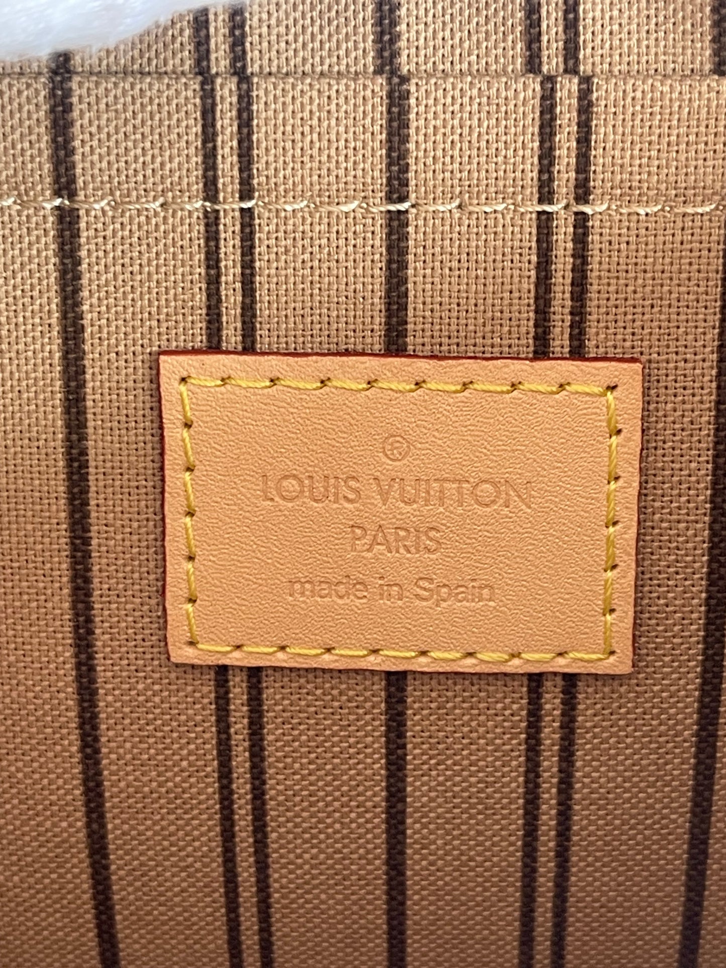 Louis Vuitton Neverfull Pochette Monogram Canvas