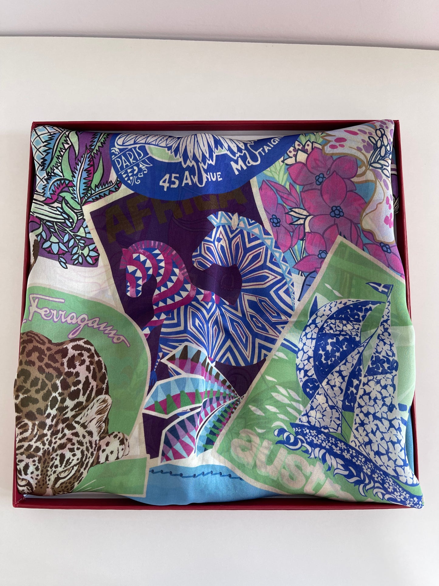 Salvatore Ferragamo Silk Scarf