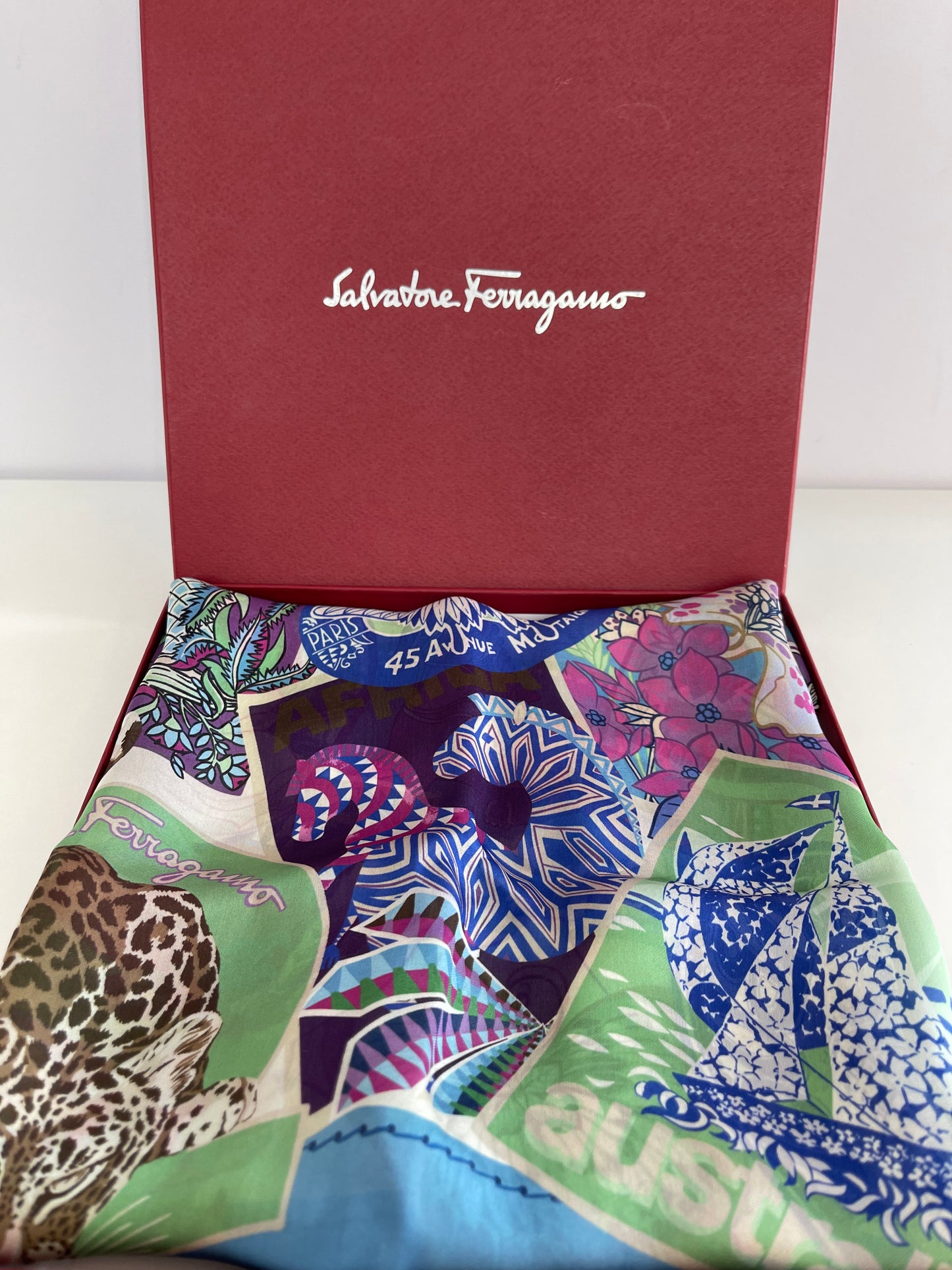 Salvatore Ferragamo Silk Scarf